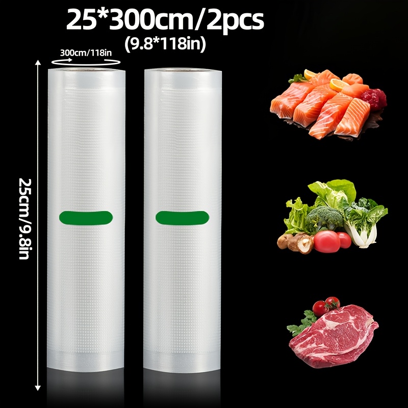 Meal Prep Recipes - 2-Pack 3M Vacuum Sealer Rolls: BPA-Free,