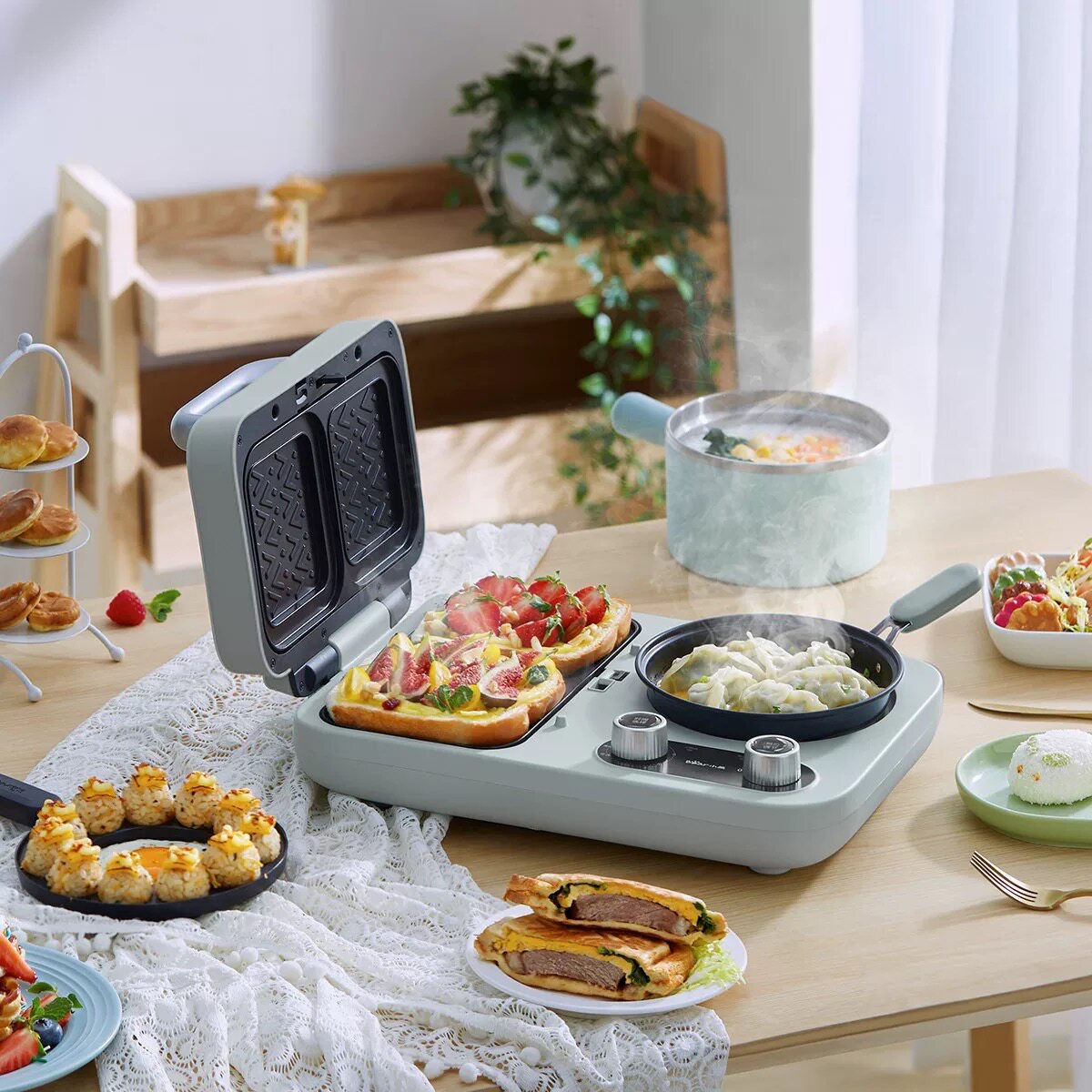 Sandwich Maker Breakfast Machi - огляд і ціна Breakfast Sandwich Press