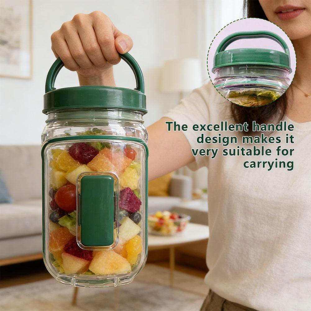 Portable Salad Container Jar w - огляд і ціна Salad Container Jar