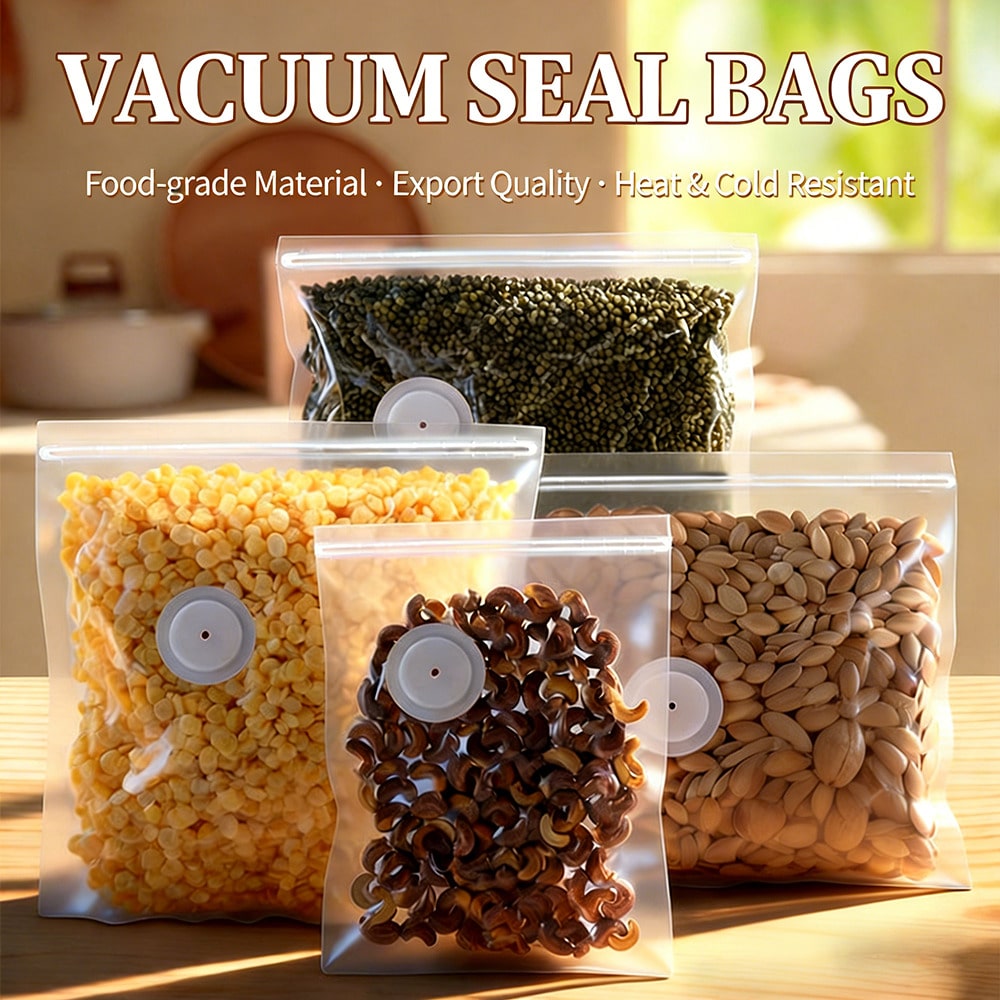 30pcs Reusable Vacuum Bags+1 C - огляд і ціна Meal Prep Vacuum Sealer