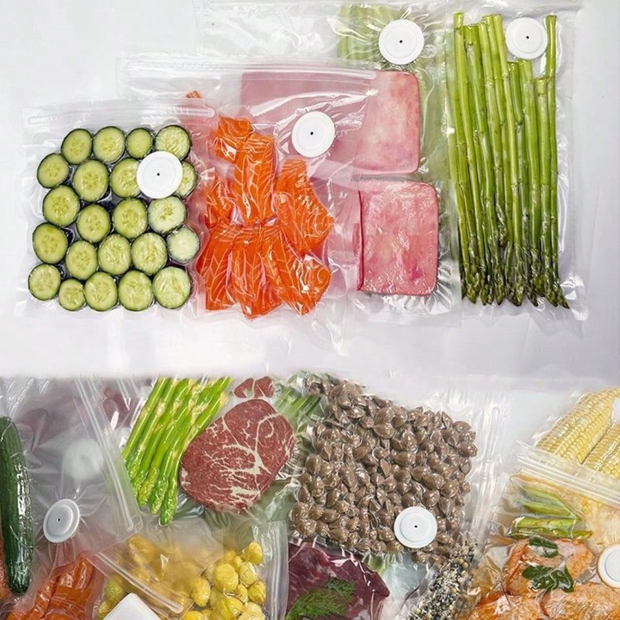 30pcs Reusable Vacuum Bags+1 C - огляд і ціна Meal Prep Vacuum Sealer