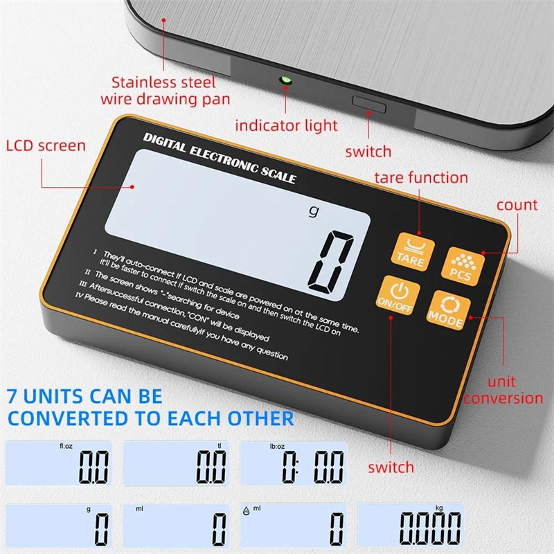 Wireless Kitchen Scale with Re - огляд і ціна Meal Prep Recipes