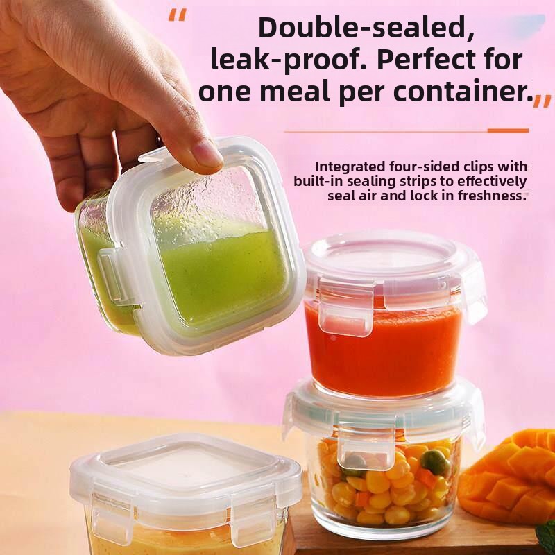  Glass Food Container with Lid - огляд і ціна Meal Prep Glass Containers With Lids
