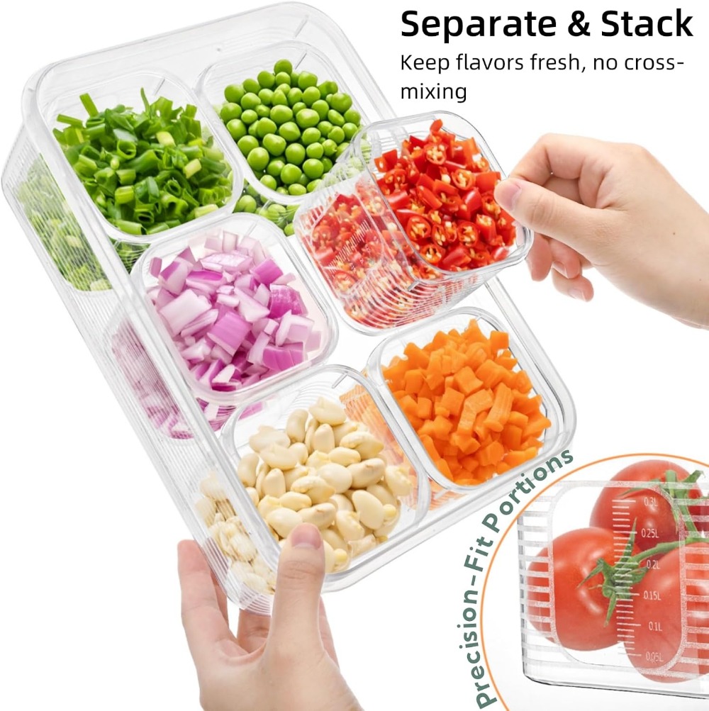 28-Piece Fridge Organizer Set  - огляд і ціна Meal Prep Veggie