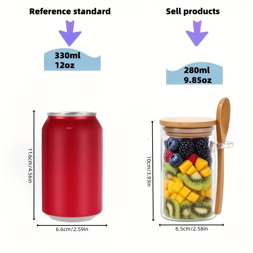 4/8/12Pcs, Oatmeal Breakfast C - огляд і ціна Meal Prep Glass Containers With Lids