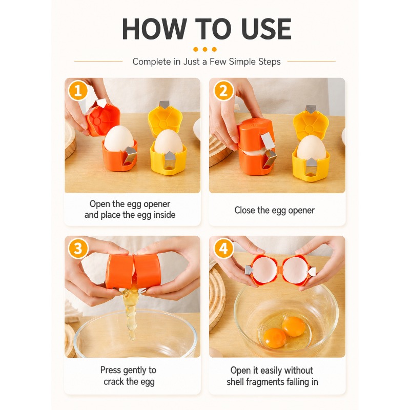 Egg Shell Cutter Cracker Opene - огляд і ціна Meal Prep Restaurant