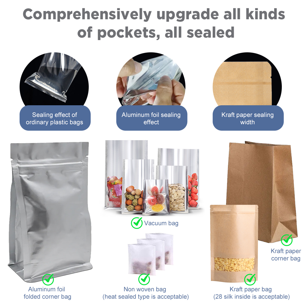 Impulse Sealer Machine Kitchen - огляд і ціна Meal Prep Vacuum Sealer