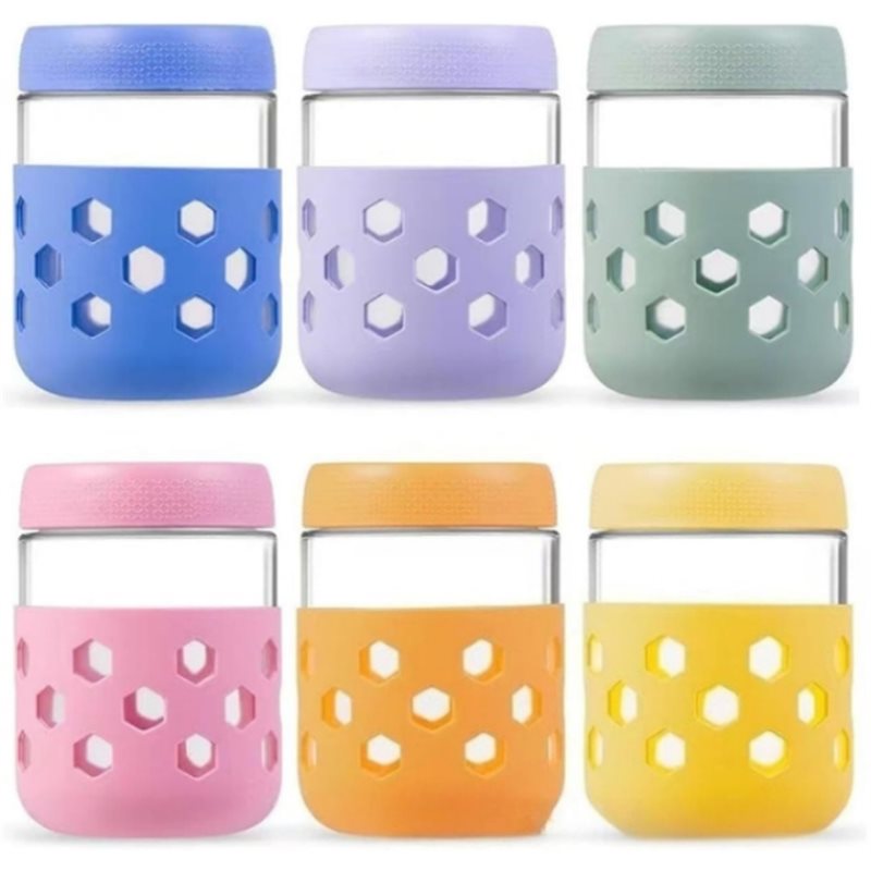 SOFT-Glass Jars With Airtight  - огляд і ціна Meal Prep Glass Containers With Lids
