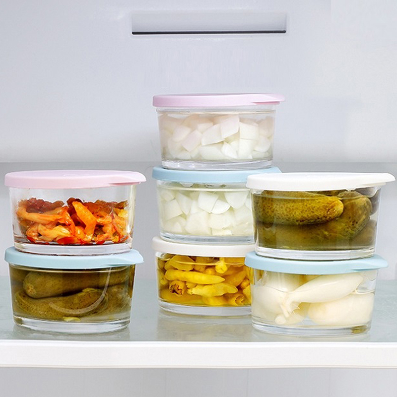 ●Microwave Safe Round Food Sto - огляд і ціна Salad Container Jar