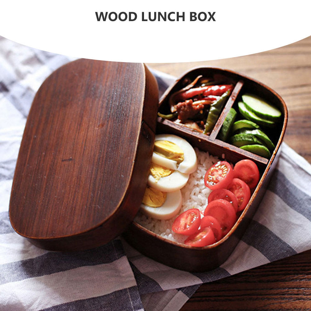 1Pcs Japanese Style Wood Lunch - огляд і ціна Meal Prep Japanese