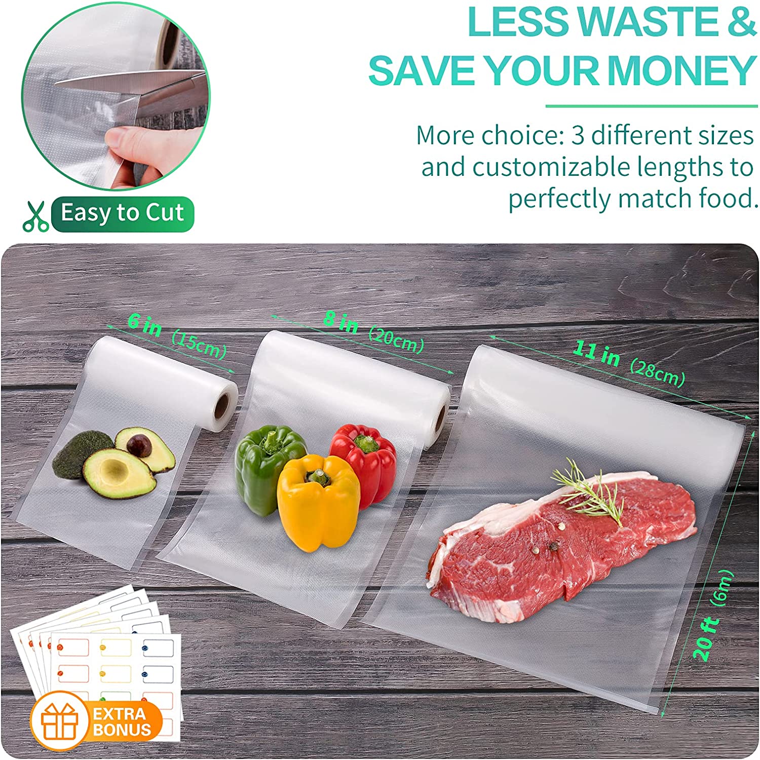 Kitchen Bags For Vacuum Food V - огляд і ціна Meal Prep Vacuum Sealer