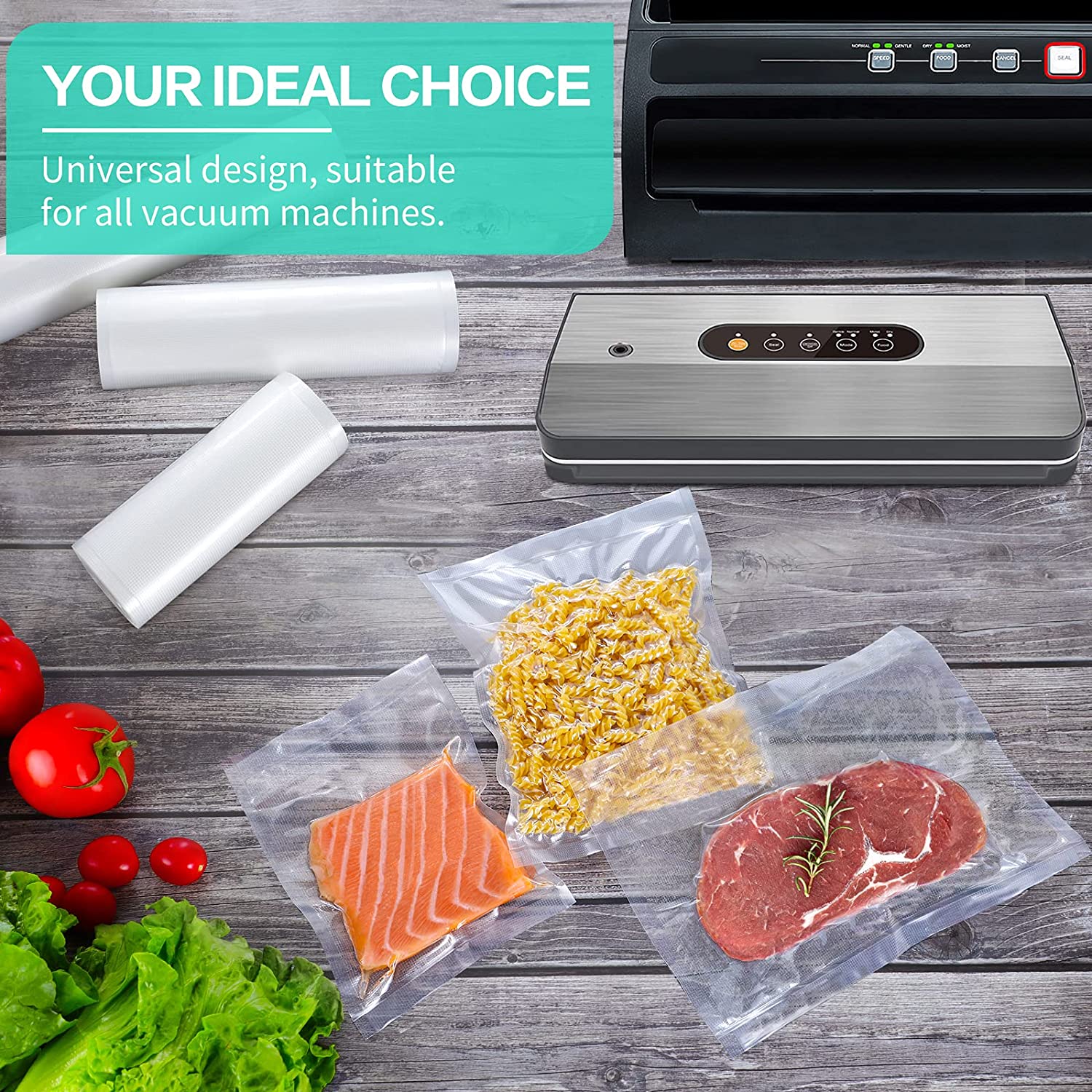 Kitchen Bags For Vacuum Food V - огляд і ціна Meal Prep Vacuum Sealer