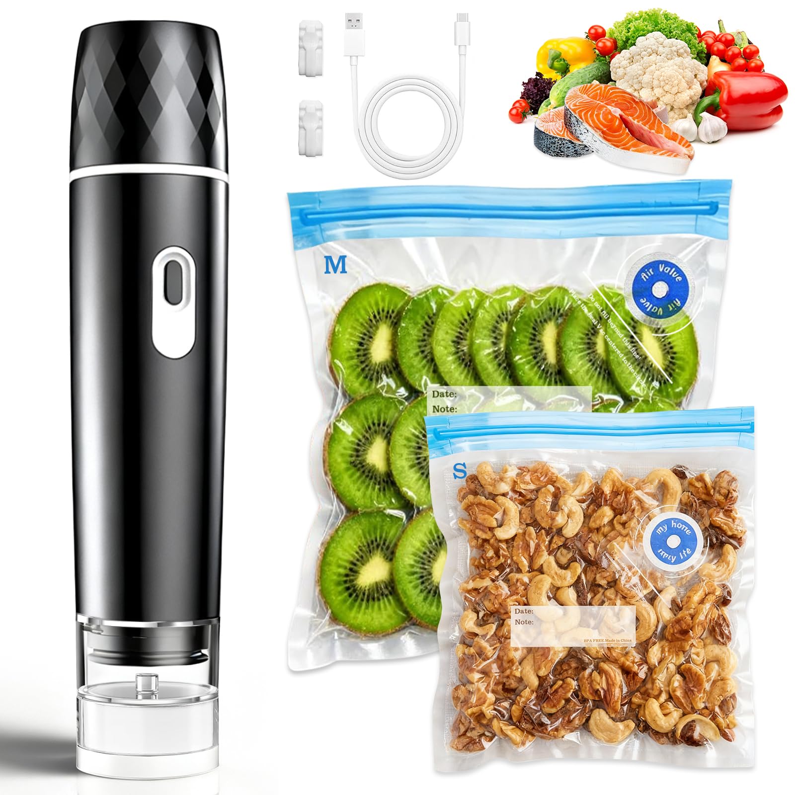 Food Vacuum Sealer, 60KPA Powe - огляд і ціна Meal Prep Vacuum Sealer
