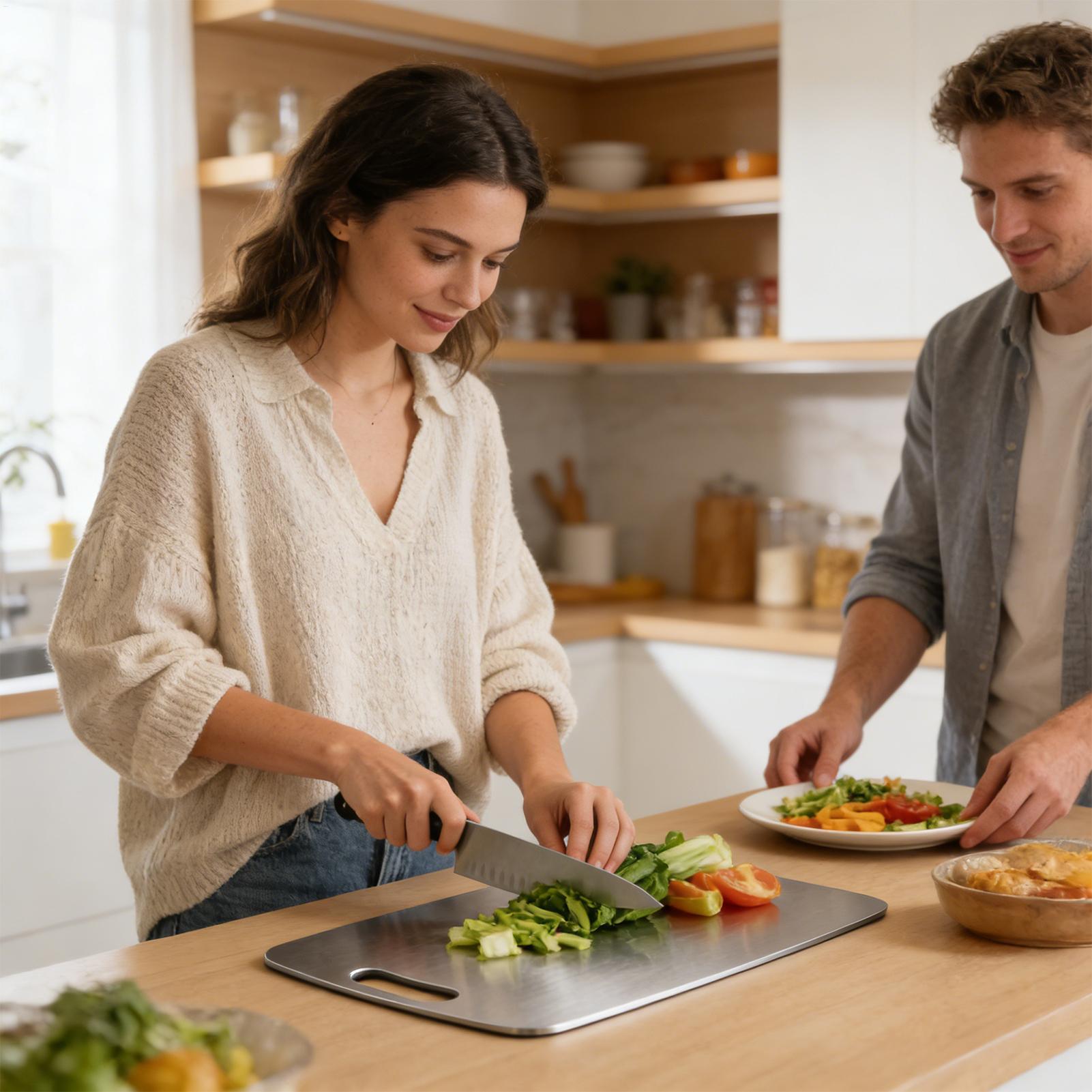 Stainless Steel Chopping Board - огляд і ціна Meal Prep Veggie