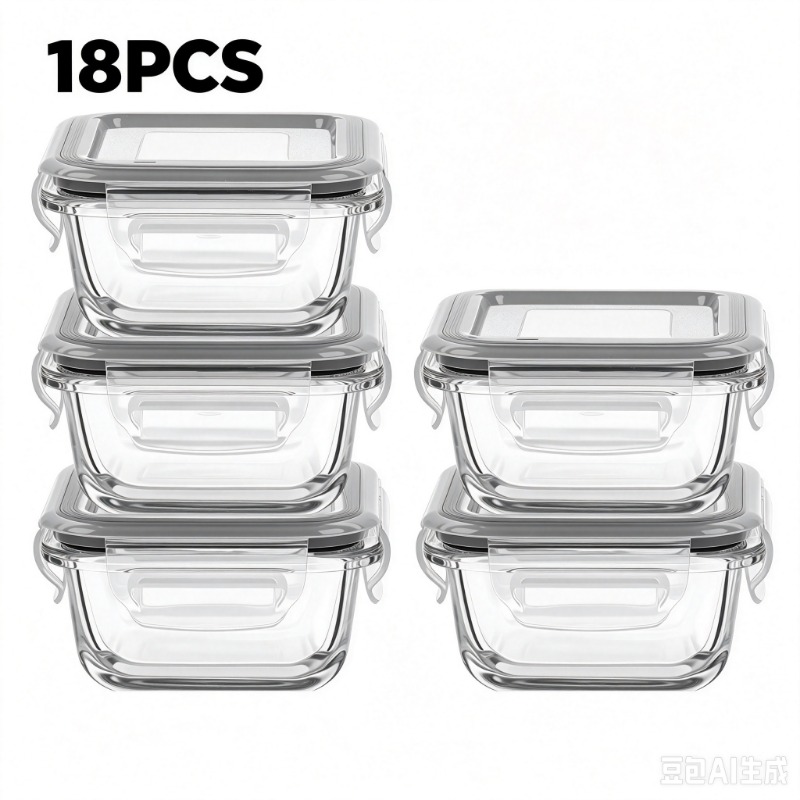 Glass Food Storage Containers  - огляд і ціна Meal Prep Glass Containers With Lids