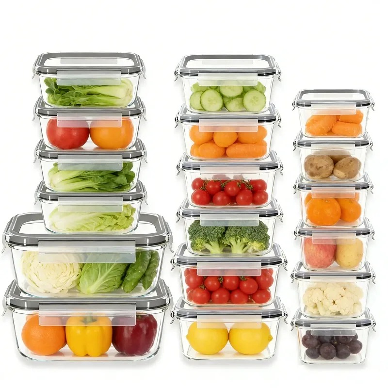 Glass Food Storage Containers  - огляд і ціна Meal Prep Glass Containers With Lids