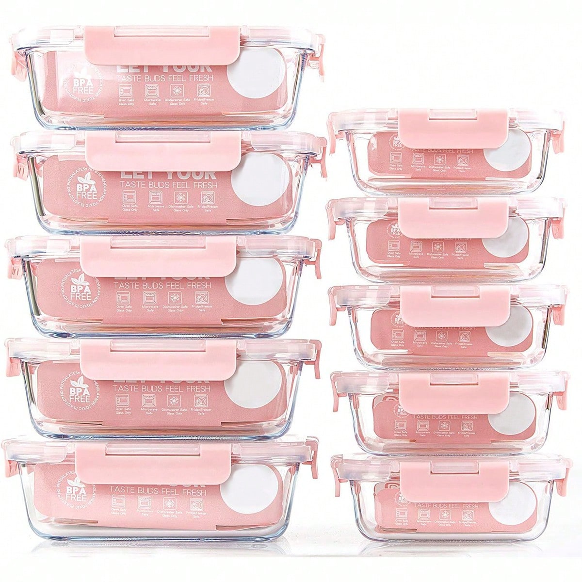 10 Pack Glass Meal Prep Contai - огляд і ціна Meal Prep Recipes