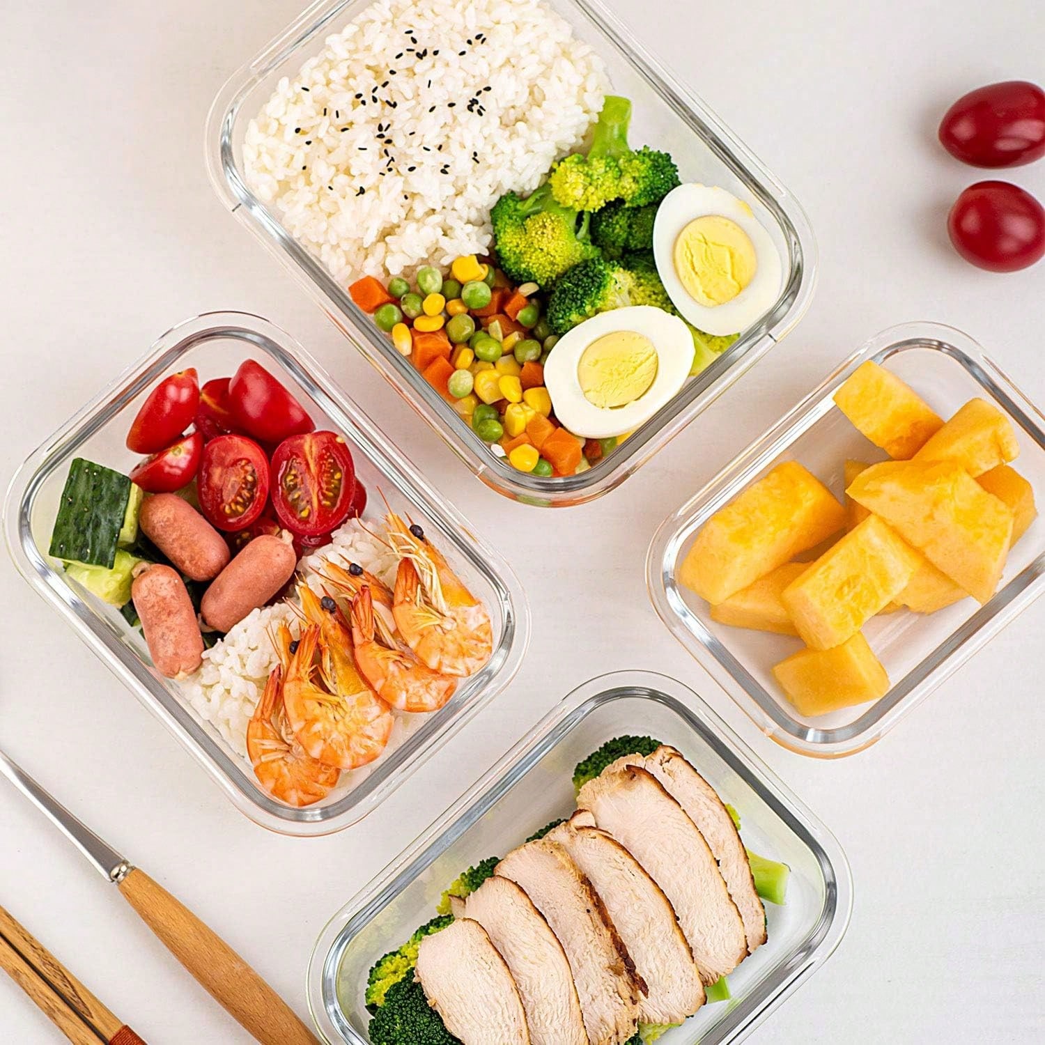 10 Pack Glass Meal Prep Contai - огляд і ціна Meal Prep Recipes