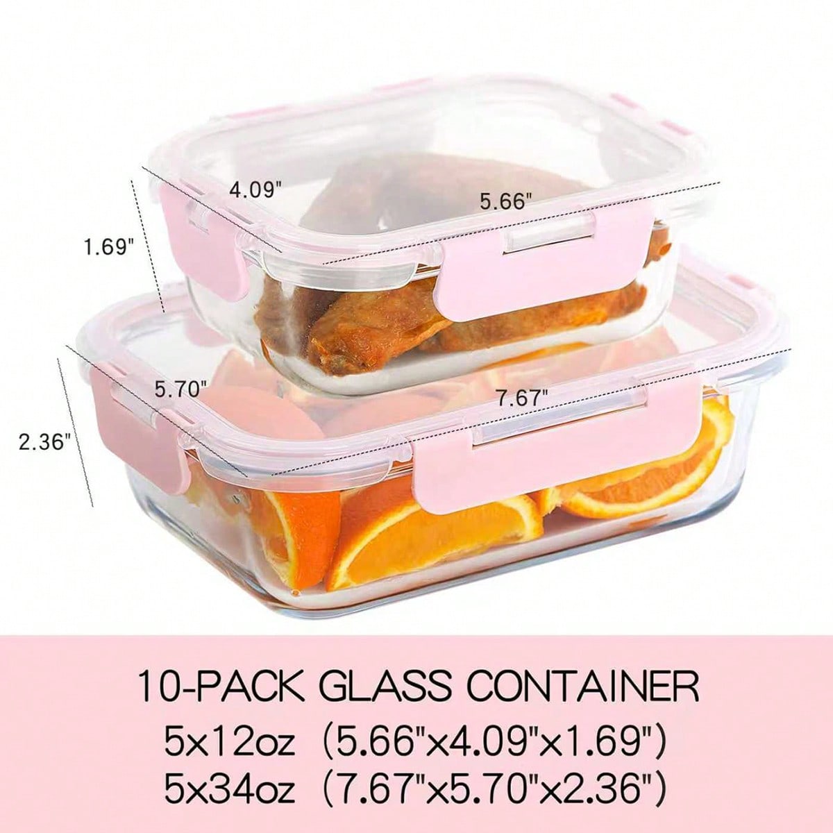 10 Pack Glass Meal Prep Contai - огляд і ціна Meal Prep Recipes
