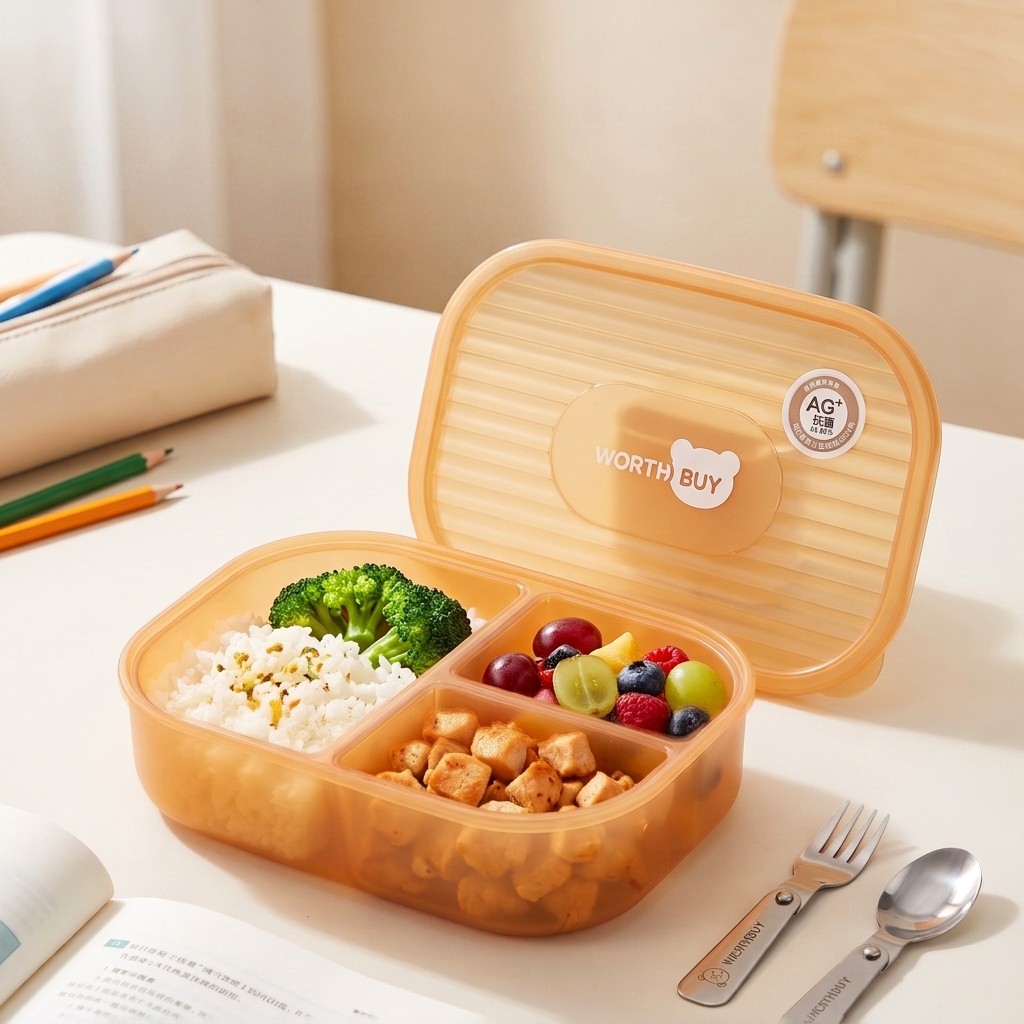 Japanese Plastic Bento Box Kid - огляд і ціна Meal Prep Japanese
