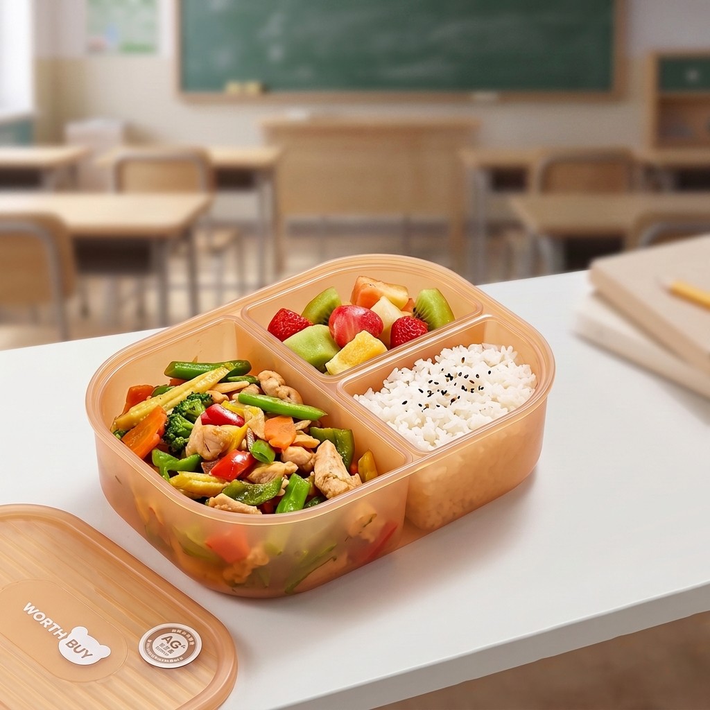 Japanese Plastic Bento Box Kid - огляд і ціна Meal Prep Japanese