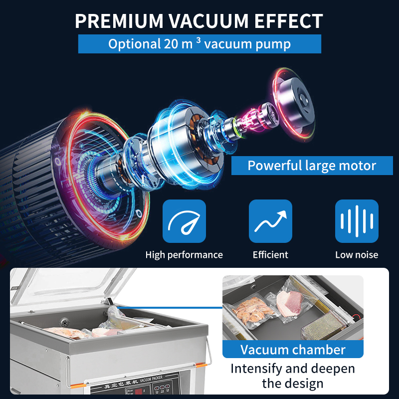 DZ-500  Vertical Single Chambe - огляд і ціна Meal Prep Vacuum Sealer
