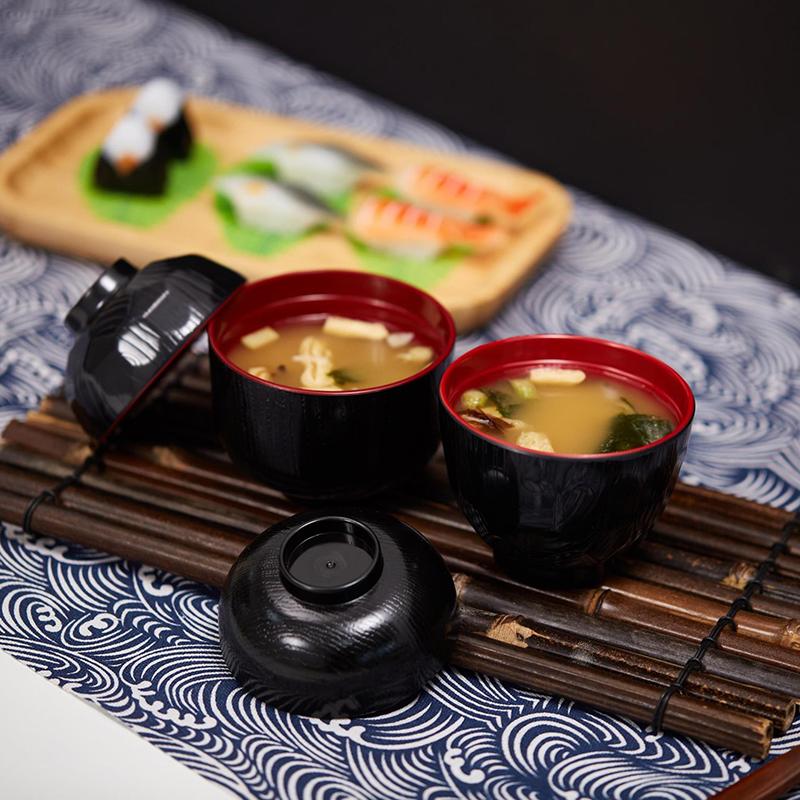 2 Tone Miso Soup Bowl with Lid - огляд і ціна Meal Prep Japanese