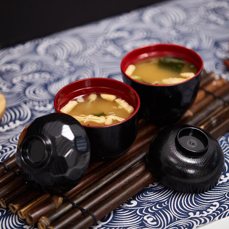 2 Tone Miso Soup Bowl with Lid - огляд і ціна Meal Prep Japanese