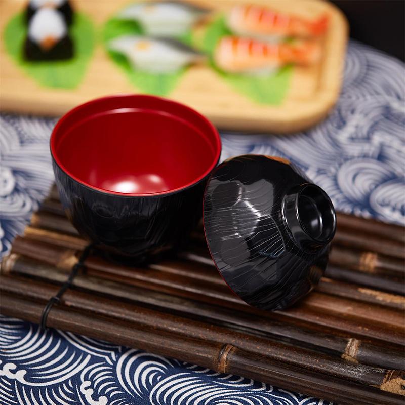 2 Tone Miso Soup Bowl with Lid - огляд і ціна Meal Prep Japanese