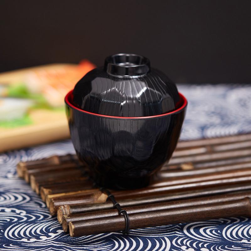 2 Tone Miso Soup Bowl with Lid - огляд і ціна Meal Prep Japanese