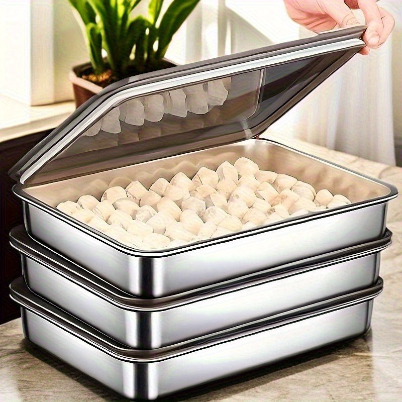 3pcs Large Stainless Steel Bak - огляд і ціна Meal Prep Veggie