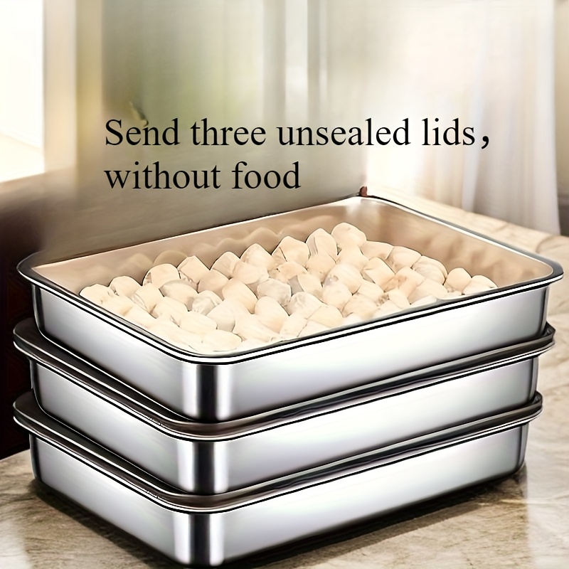 3pcs Large Stainless Steel Bak - огляд і ціна Meal Prep Veggie