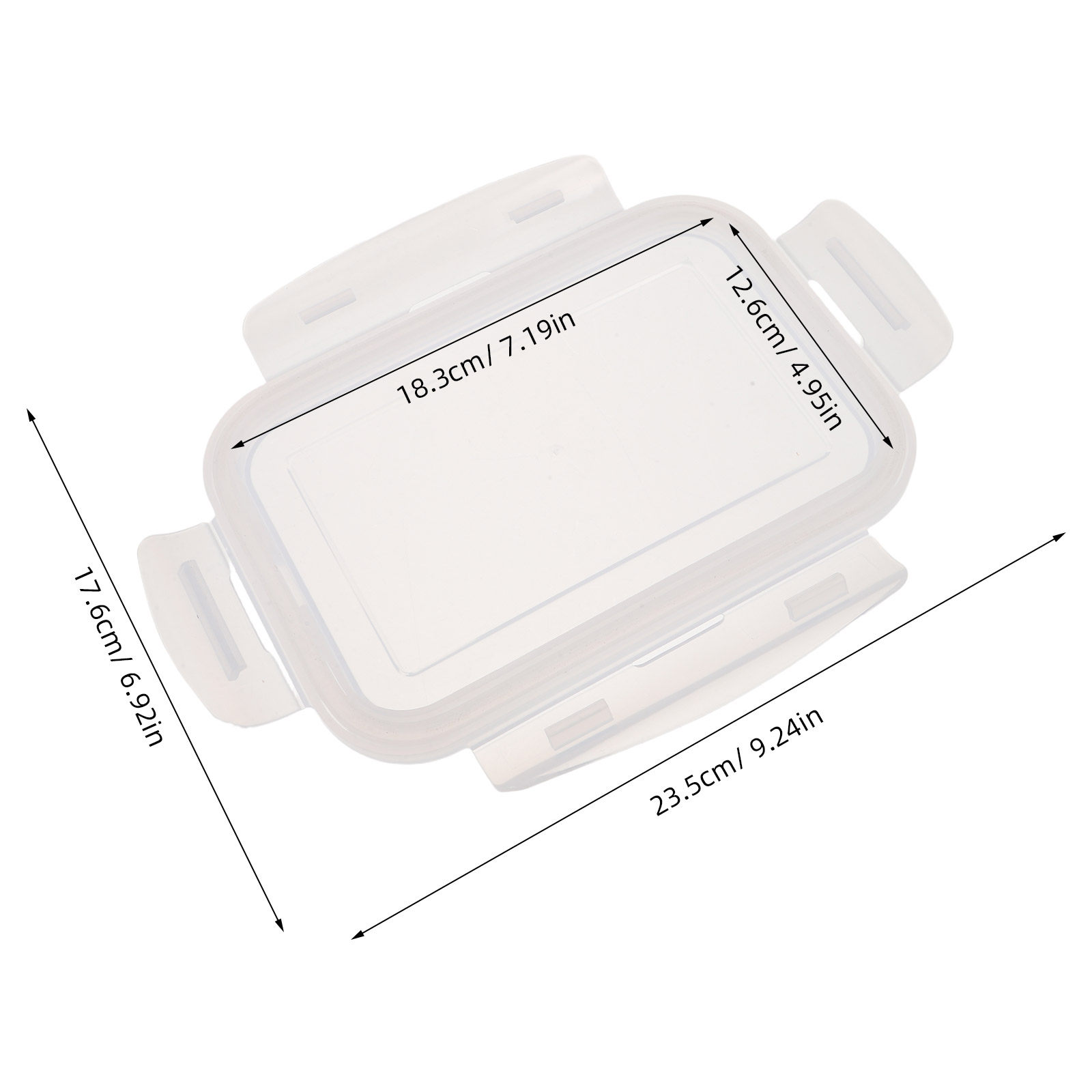 Leakproof Airtight Rectangle L - огляд і ціна Meal Prep Glass Containers With Lids